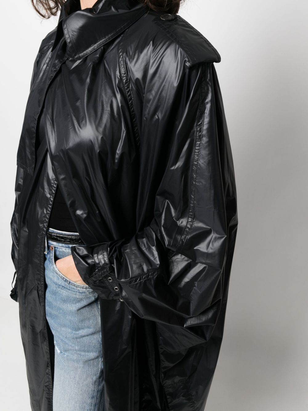 Saint Laurent Coats Black