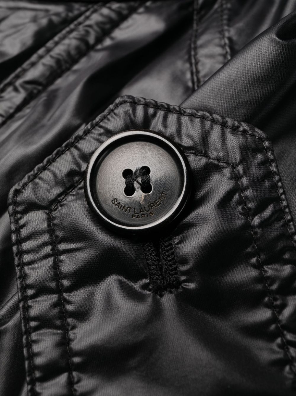 Saint Laurent Coats Black