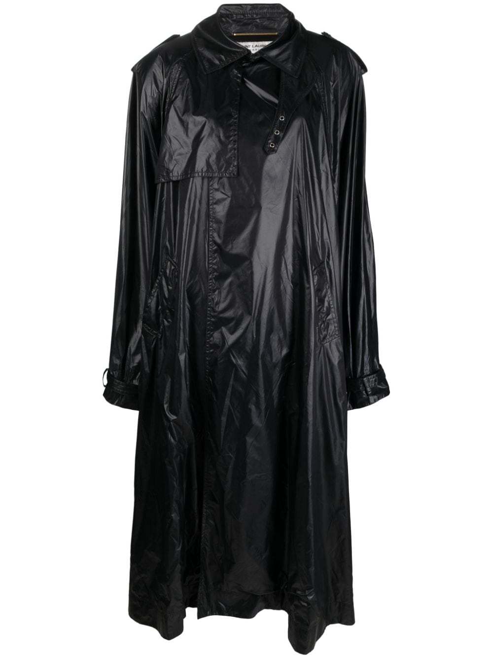 Saint Laurent Coats Black