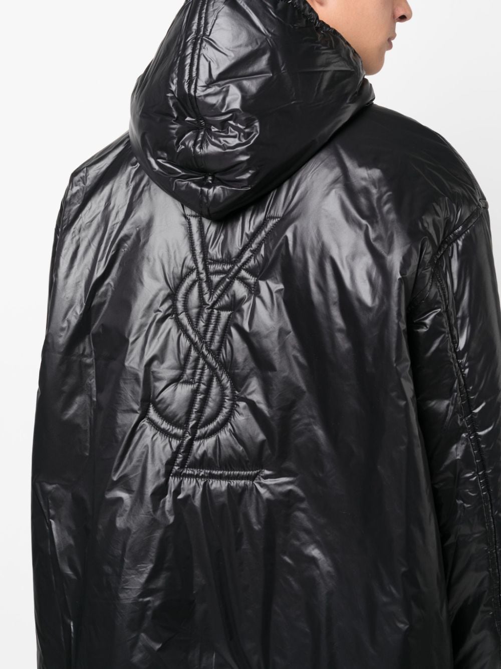 Saint Laurent Coats Black