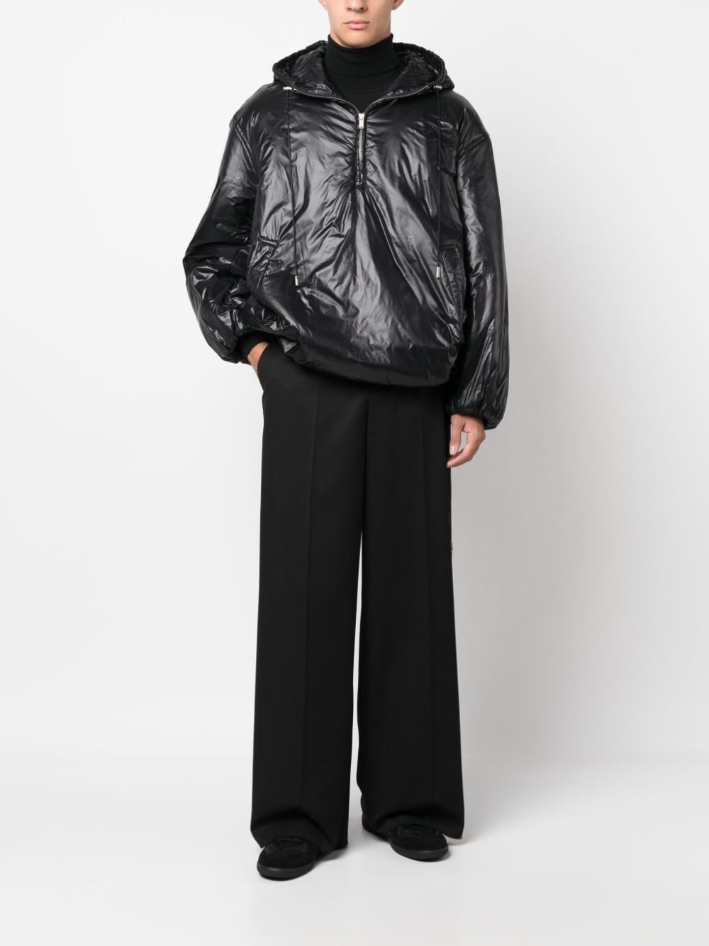 Saint Laurent Coats Black