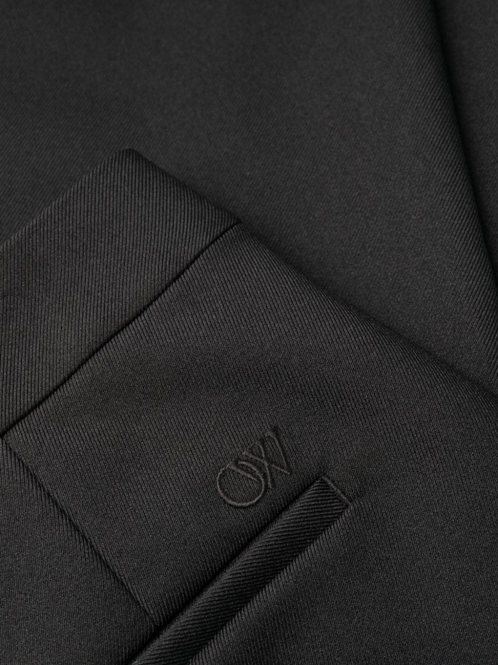 Off White Trousers Black