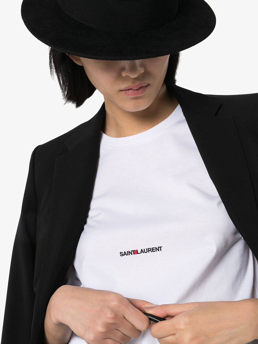 Saint Laurent T-shirts and Polos White