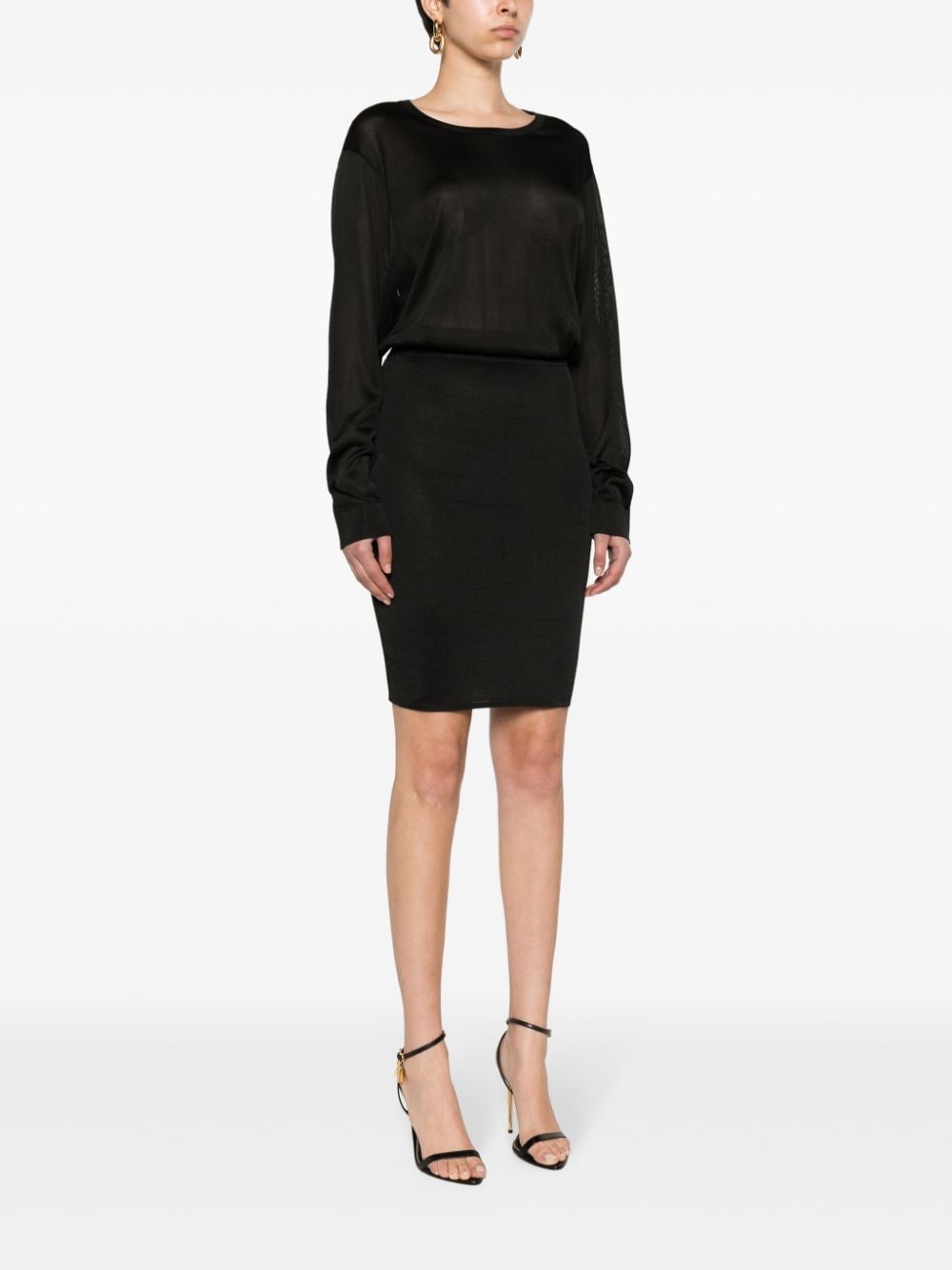 Saint Laurent Dresses Black
