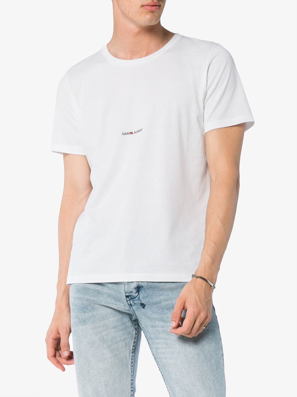 Saint Laurent T-shirts and Polos White
