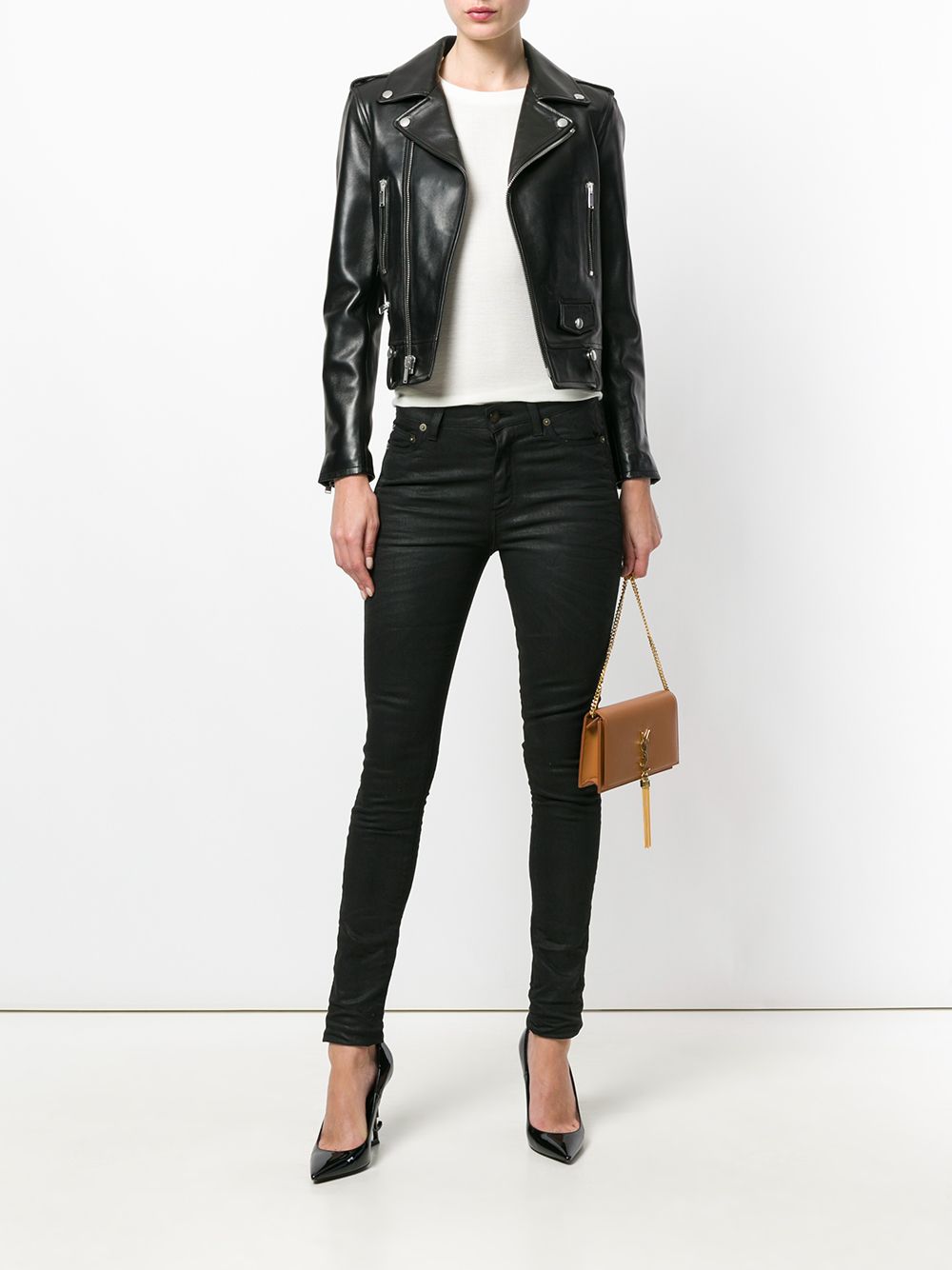 Saint Laurent Jackets Black