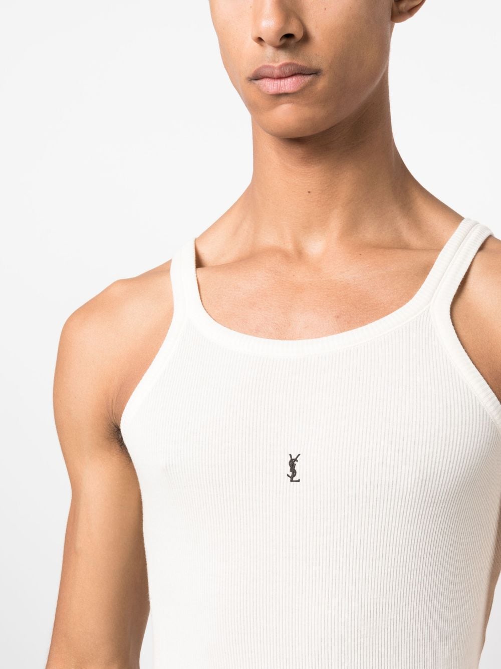 Saint Laurent Top White
