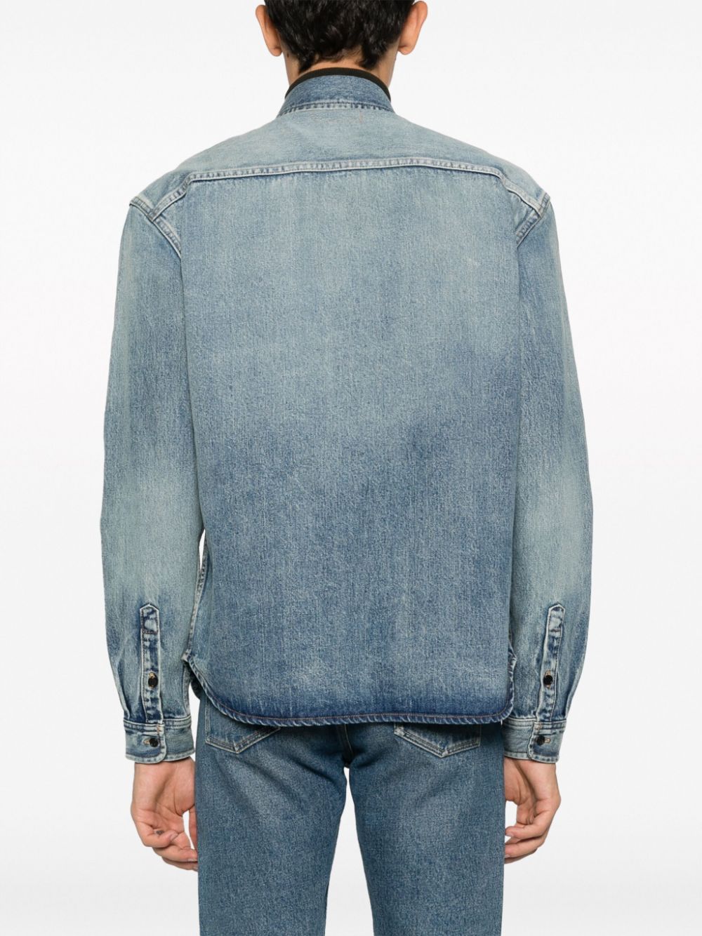 Saint Laurent Shirts Clear Blue