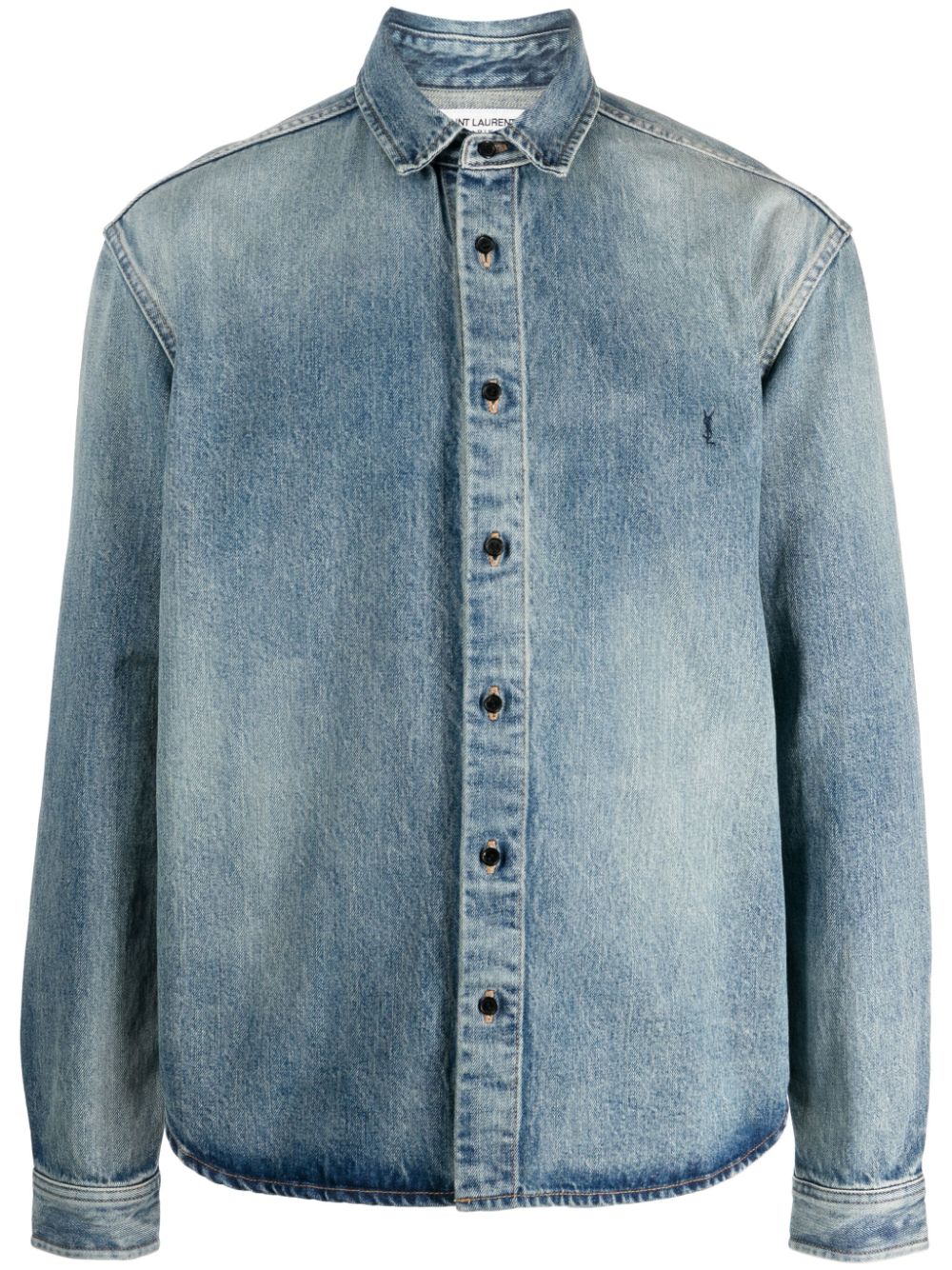 Saint Laurent Shirts Clear Blue