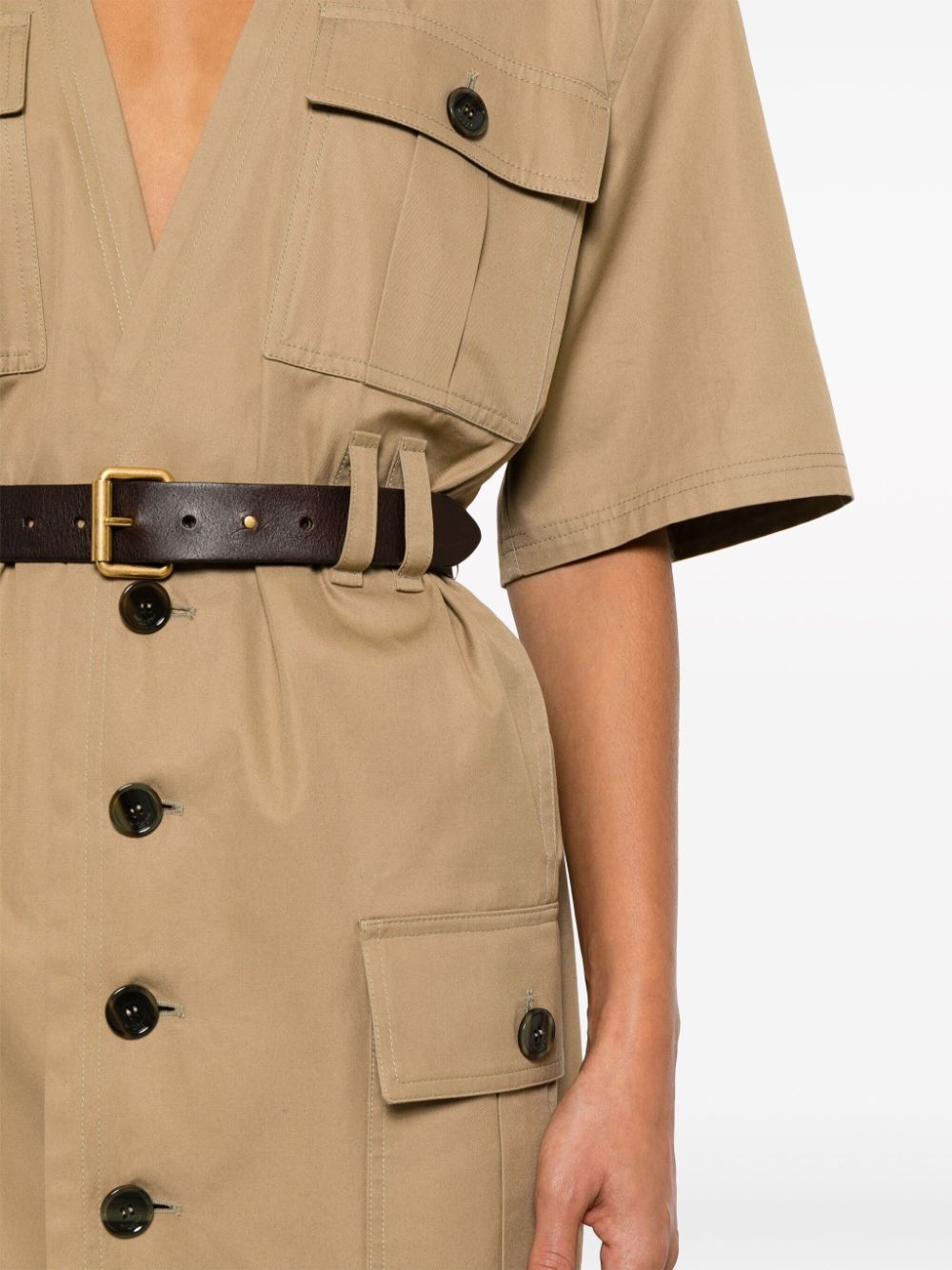 Saint Laurent Dresses Beige