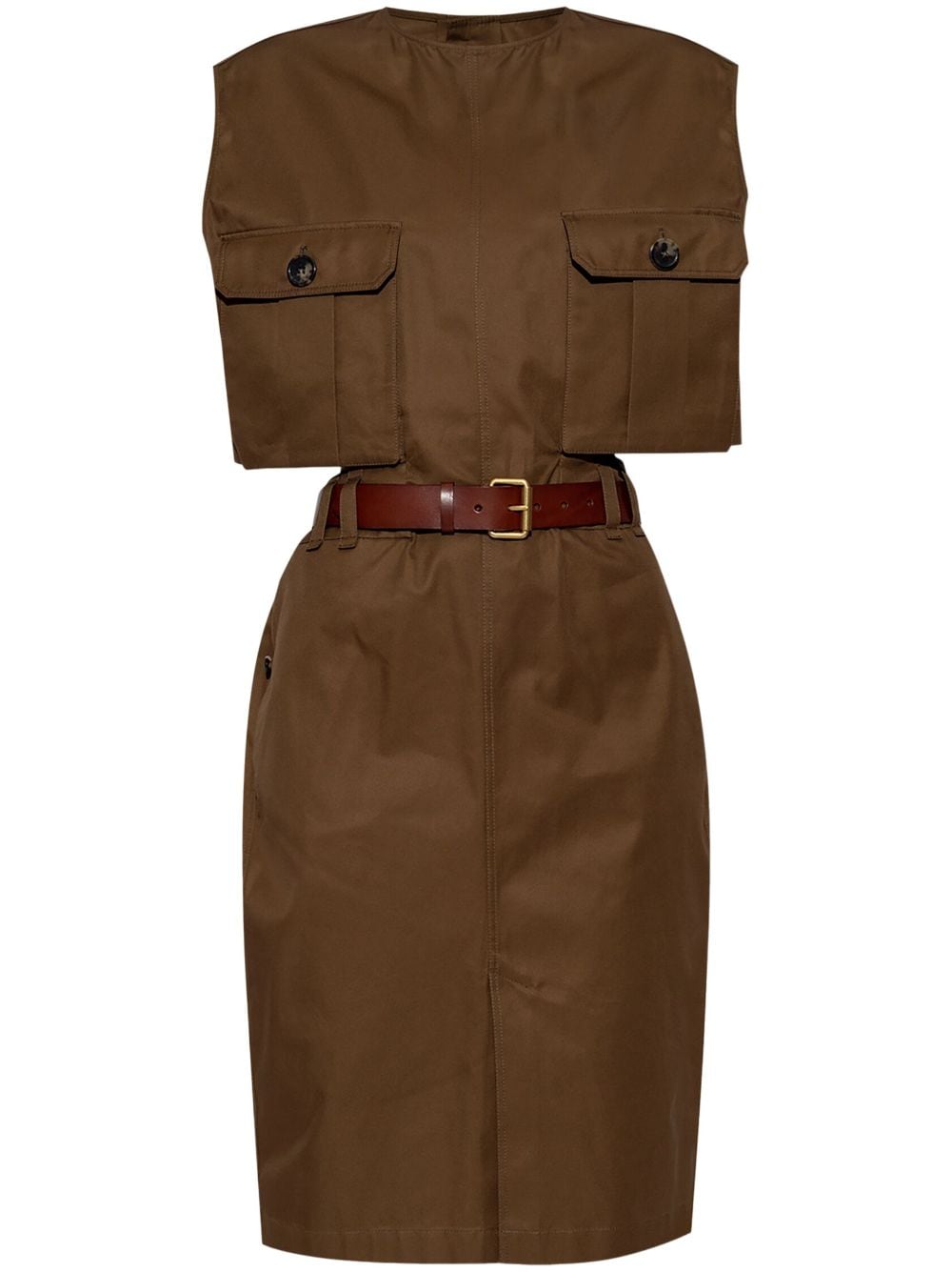 Saint Laurent Dresses Beige