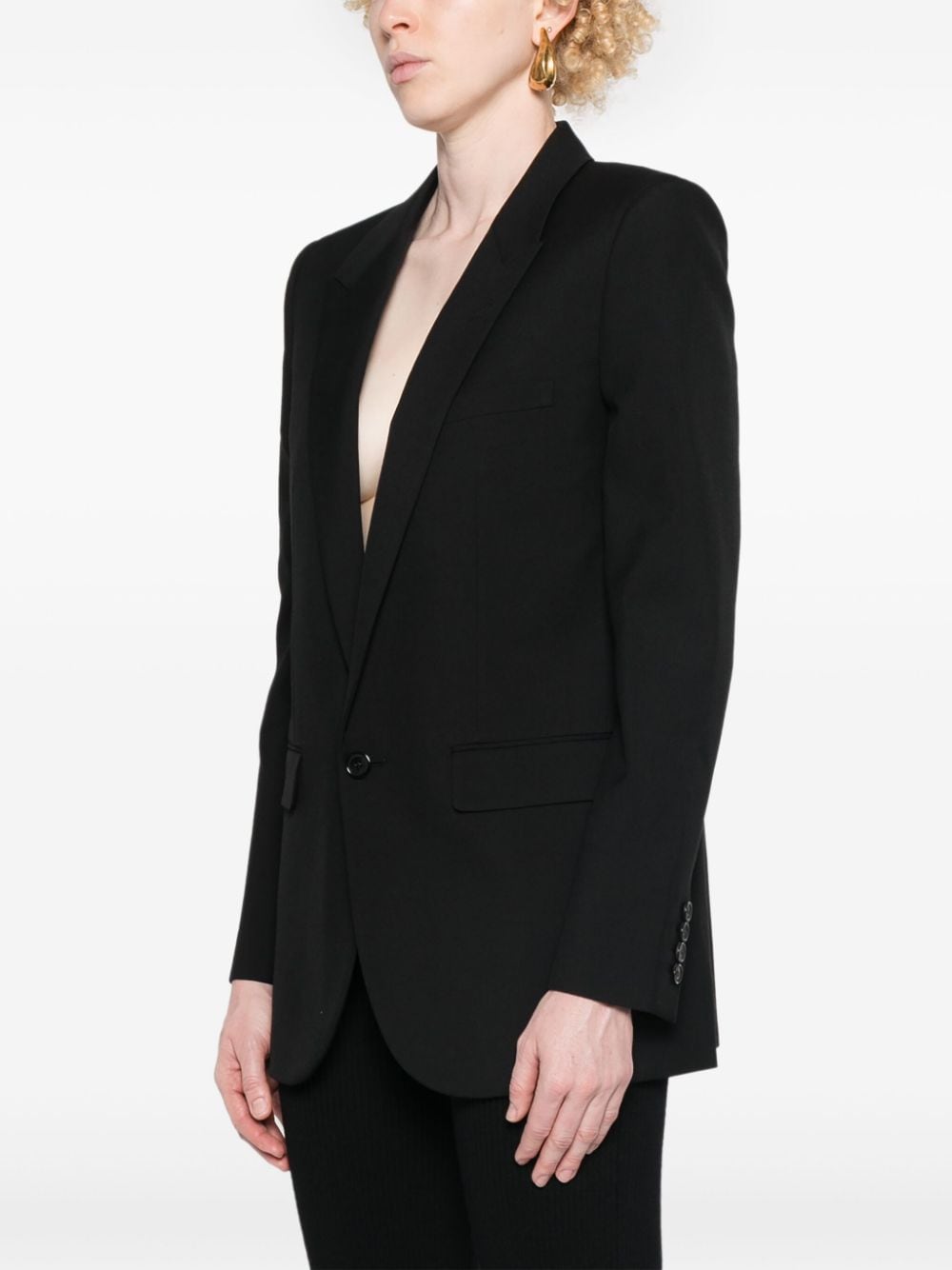 Saint Laurent Jackets Black