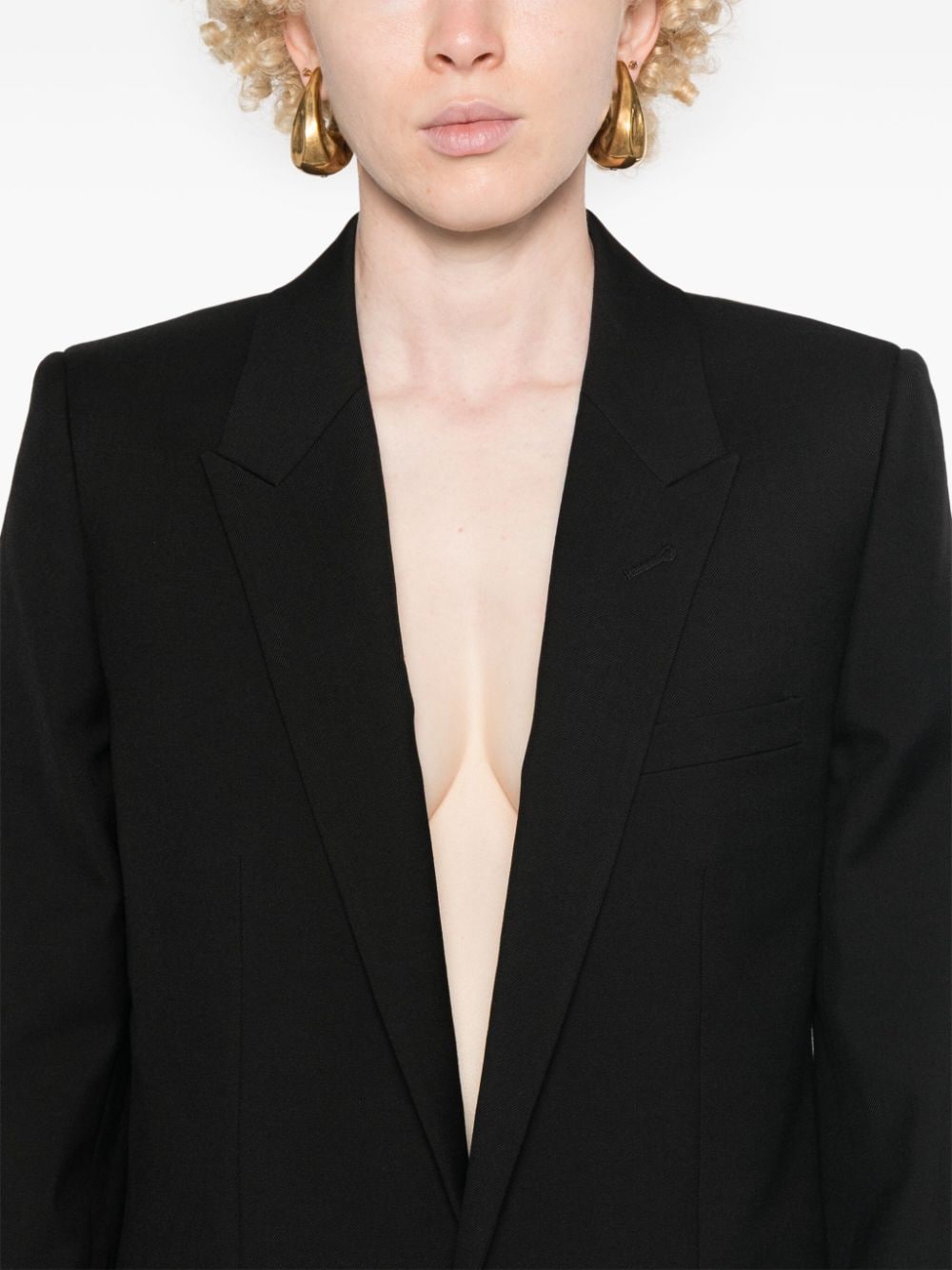 Saint Laurent Jackets Black