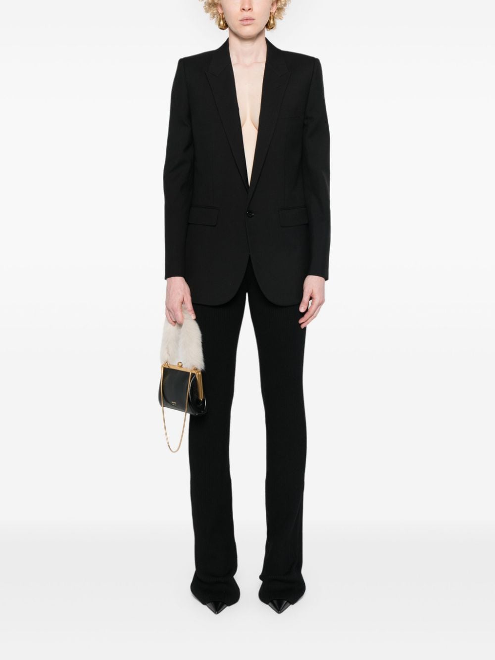 Saint Laurent Jackets Black