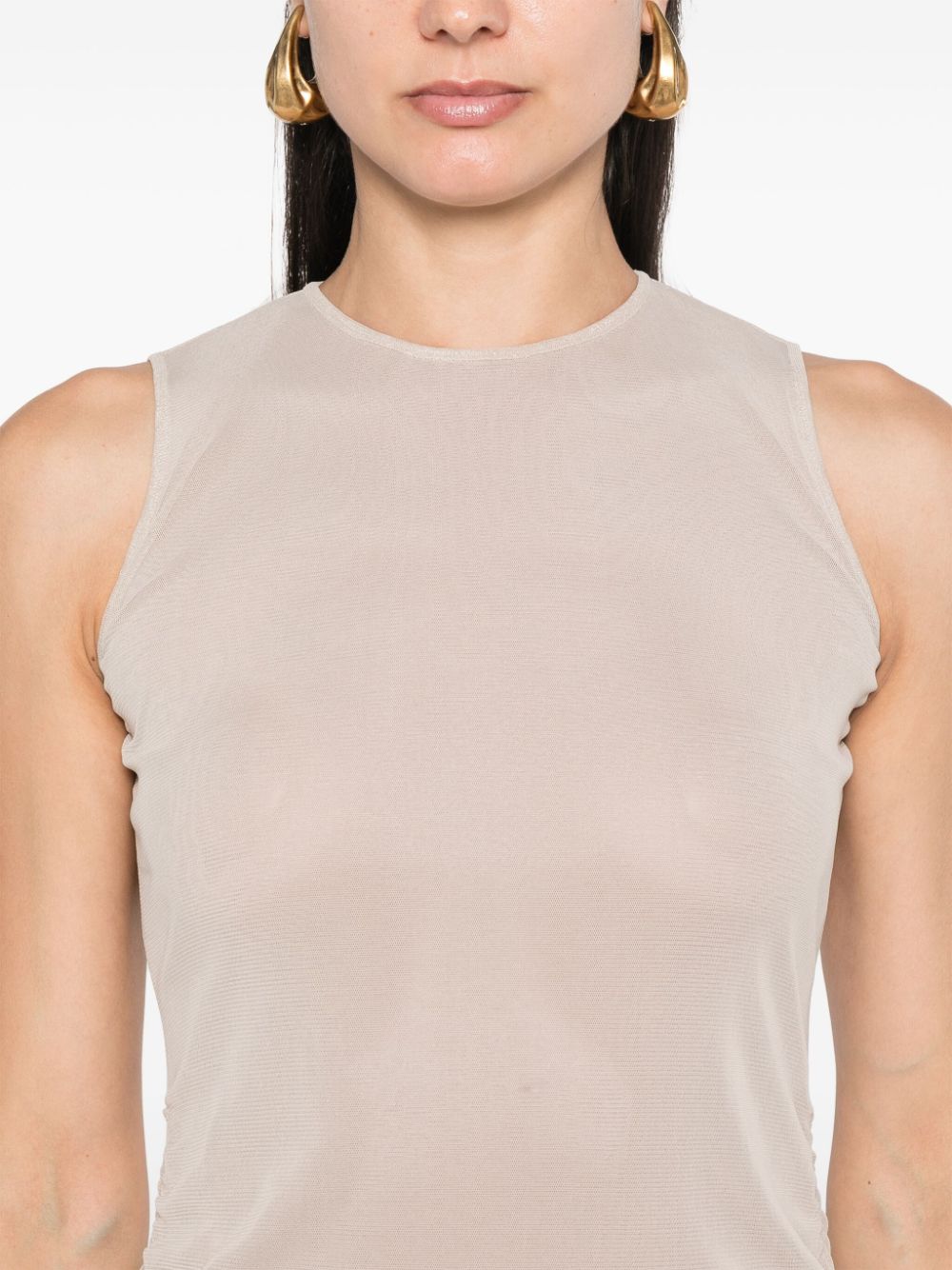 Saint Laurent Dresses Beige