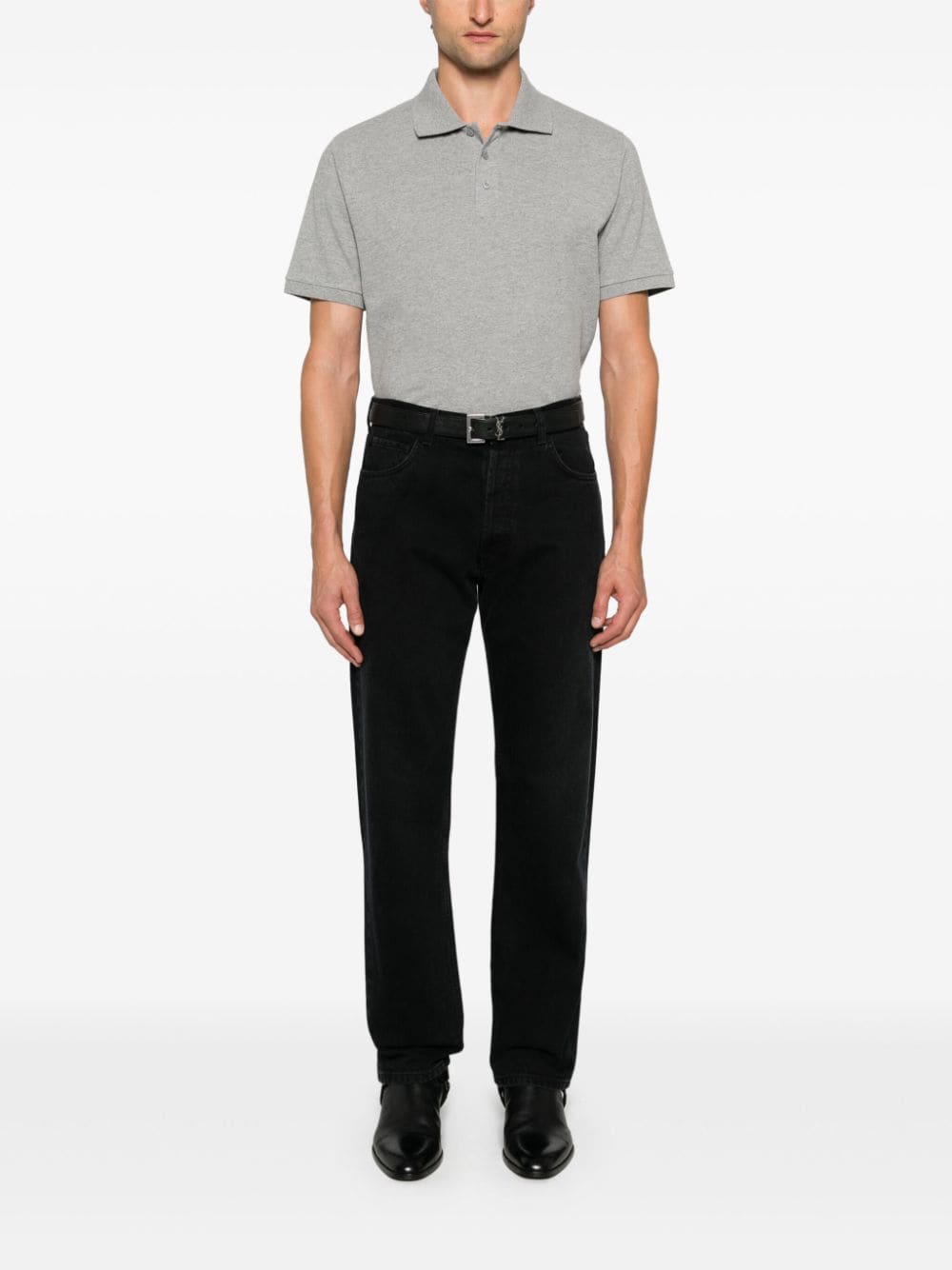 Saint Laurent T-shirts and Polos Grey