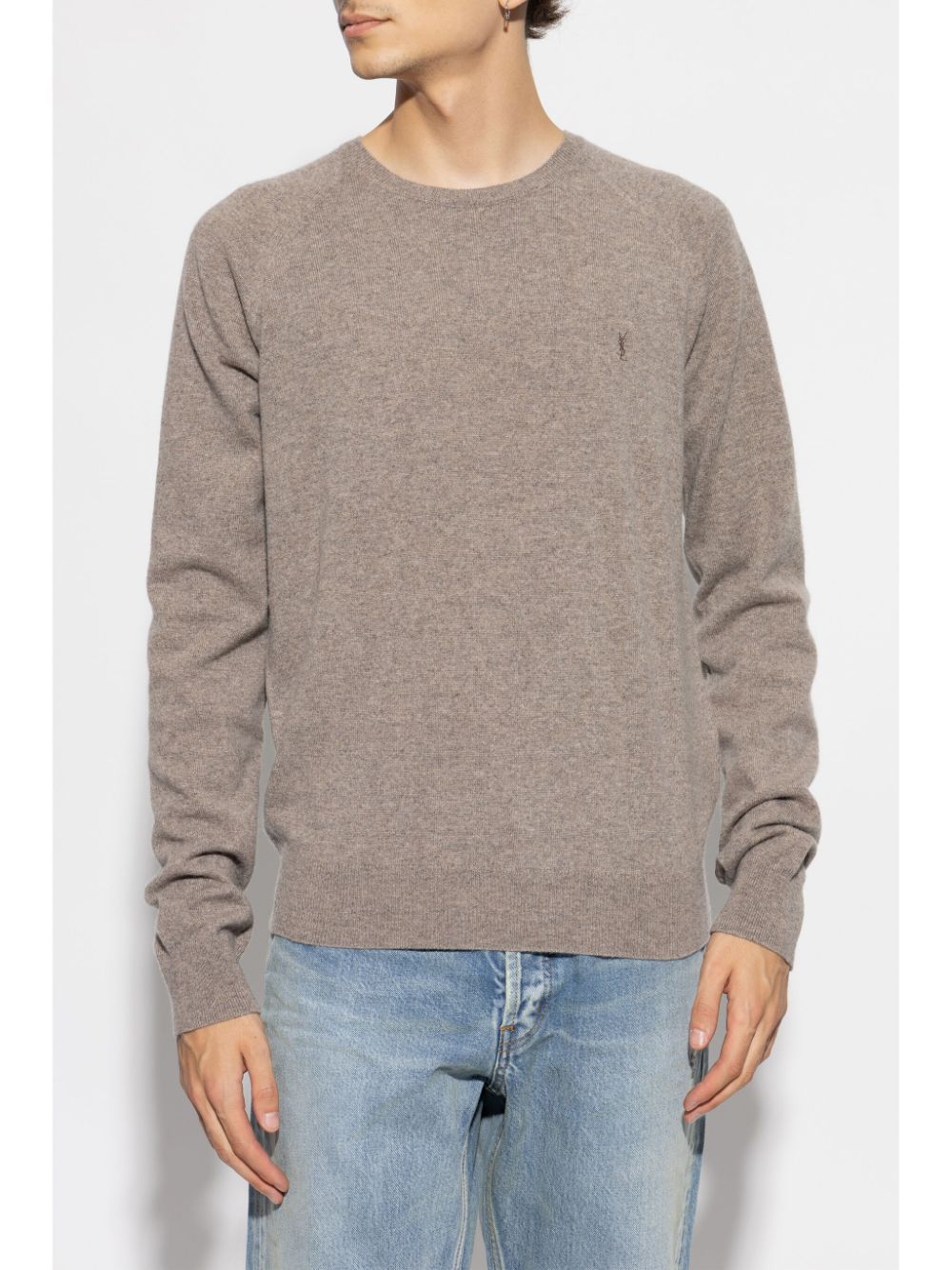 Saint Laurent Sweaters Dove Grey