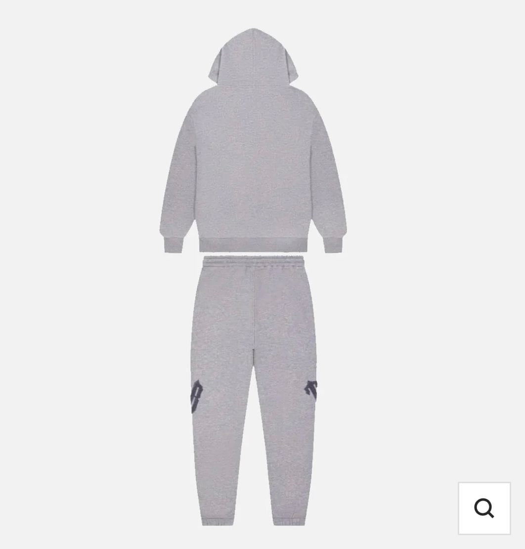 Trapstar Irongate Arch Chenille 2.0 Hooded Tracksuit Black