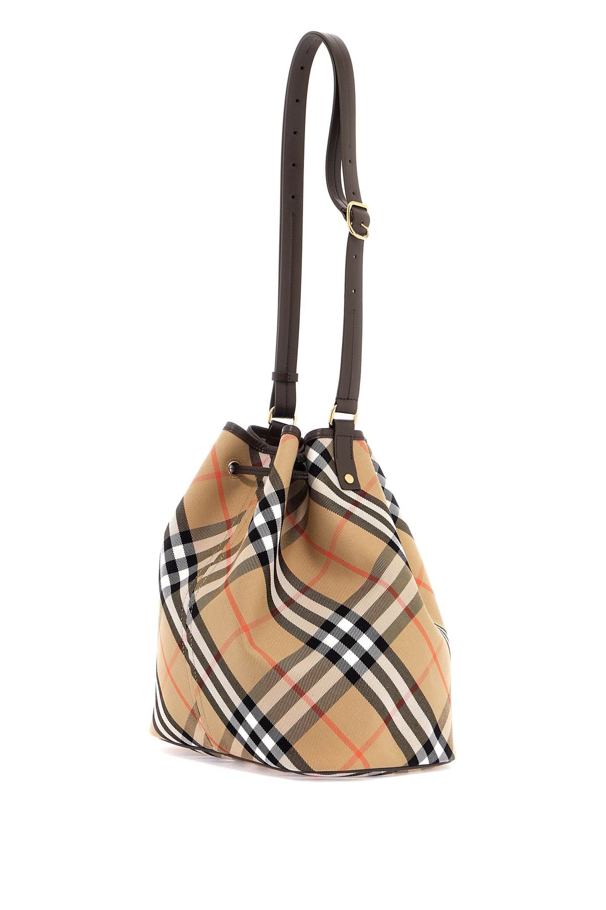 Burberry ered bucket bag
