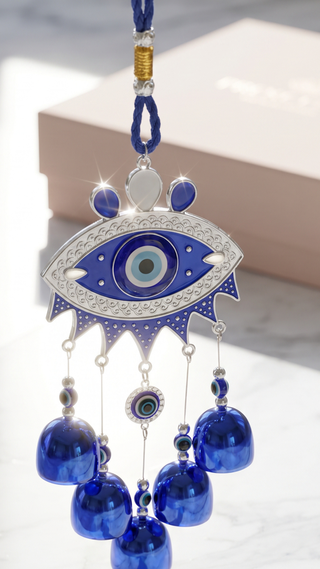 Evil Eye Tassel Wind Chime