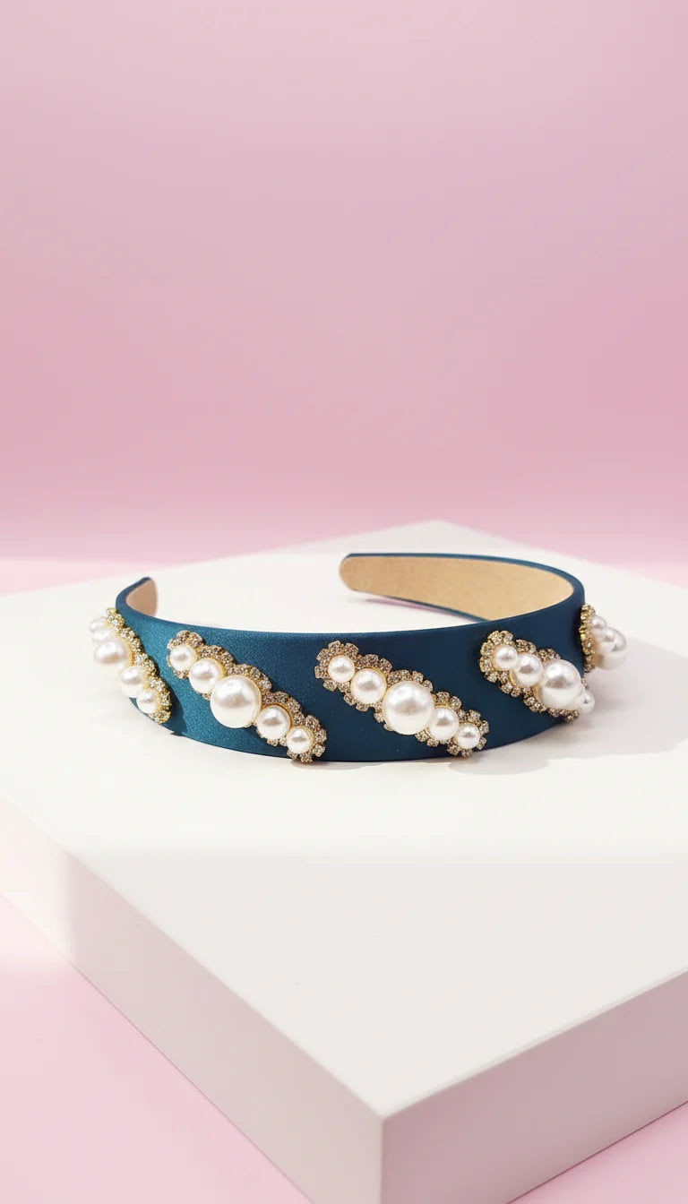Women’s Pearl Statement Headband & Hair Band