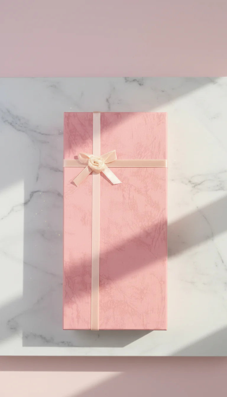 Pack Of 6 Oblong Foam Cushion Bow Jewellery Gift Box Packaging