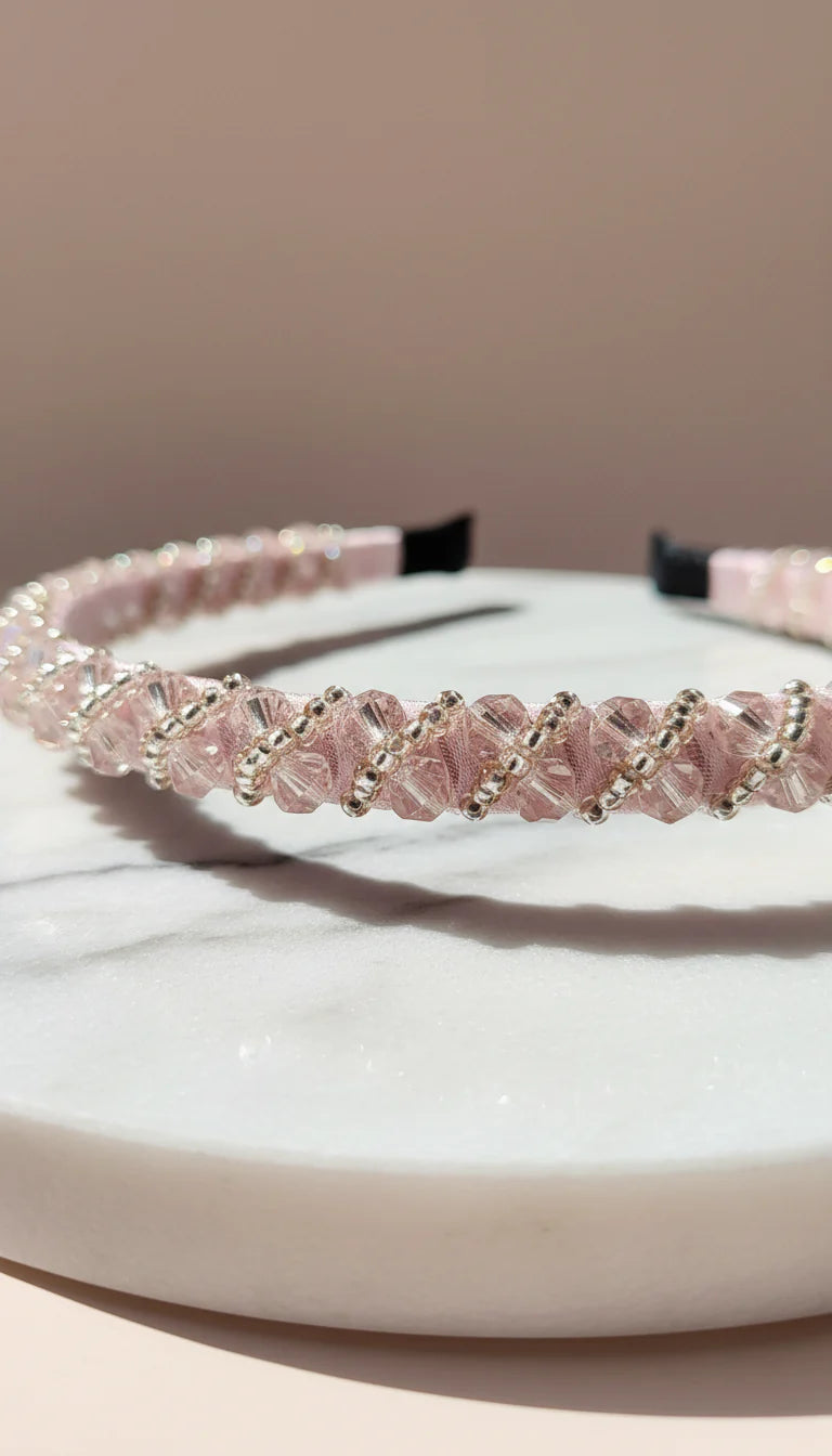 Women’s Crystal Cluster Statement Headband & Hair Band