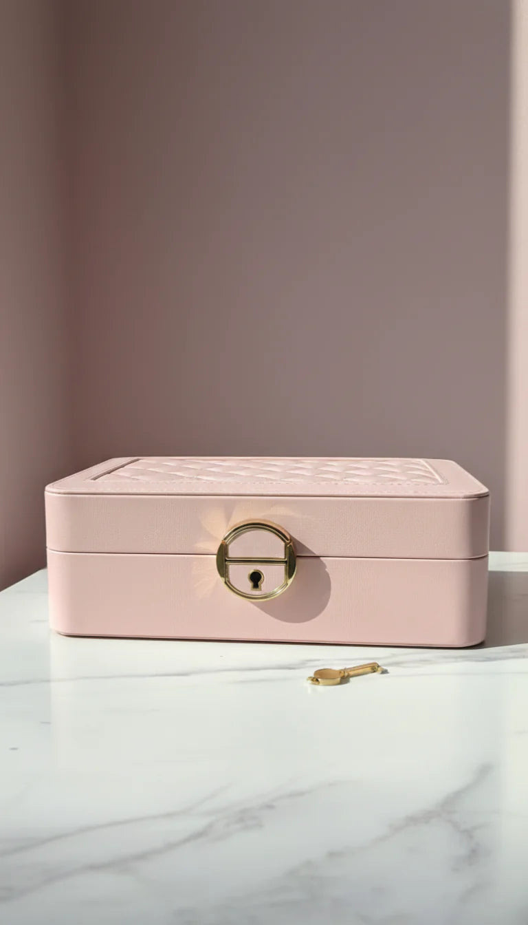 Luxury Jewellery Storage Box with Lock Jewellery Organiser