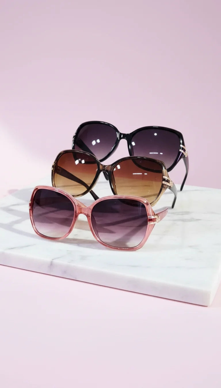 Round Frame Acrylic Sunglasses Box of 12