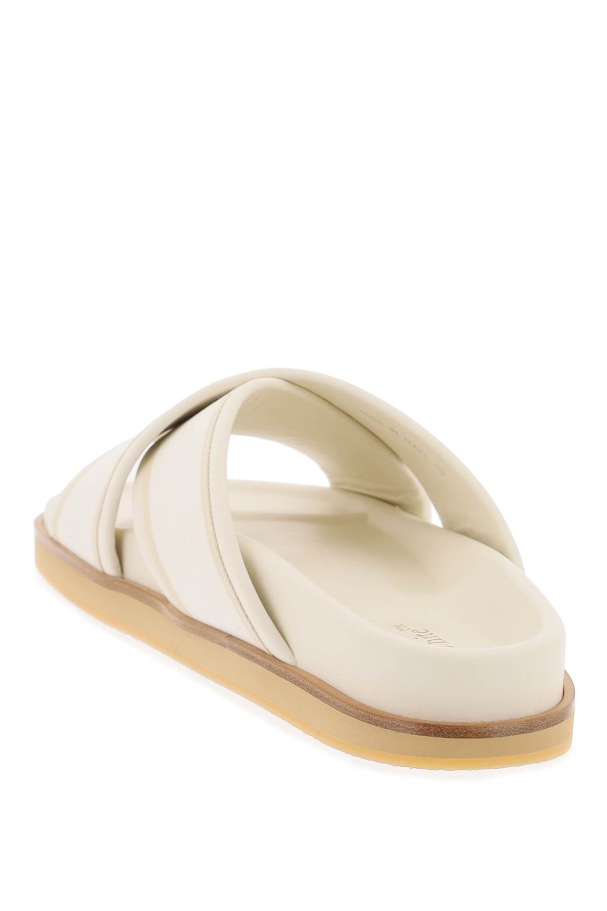 Off White Off-White embroidered logo slides with