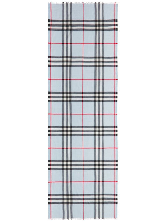 Burberry Scarfs Clear Blue