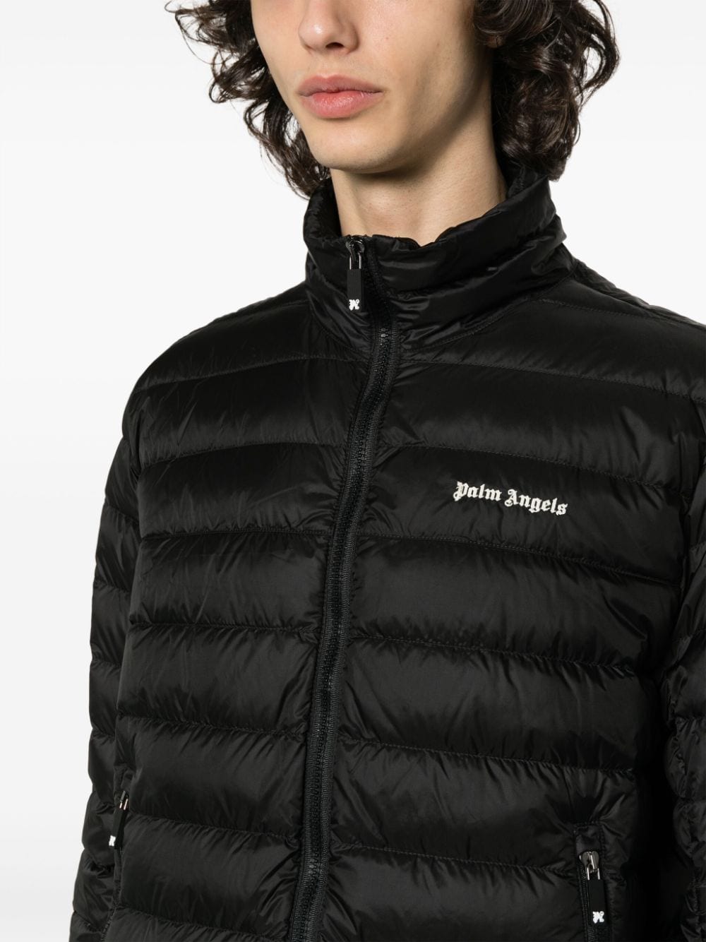 Palm Angels Coats Black