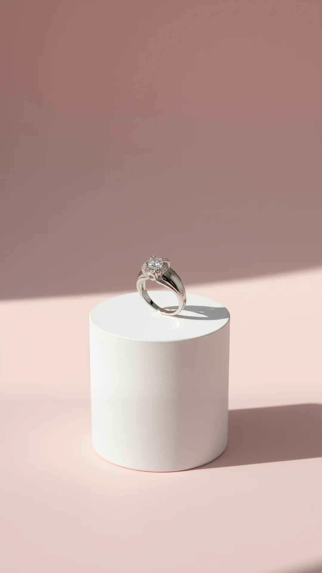 Round Cut Solitaire Crystal Ring Box set of 12