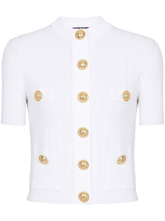 Balmain Sweaters White
