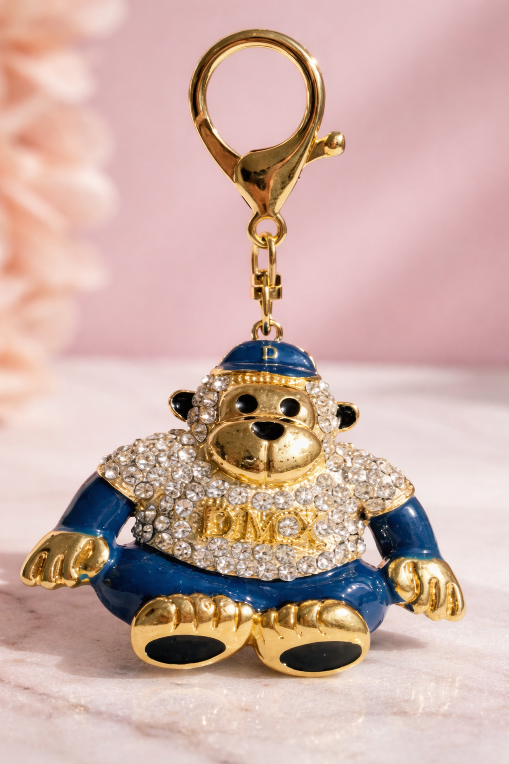 Monkey Crystal Key Ring & Bag Charm