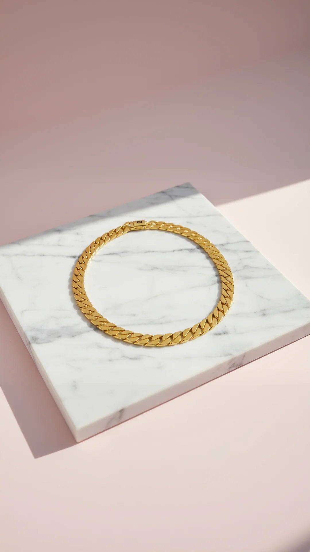 Waterproof Cuban Link Stainless Steel Link Necklace Chain