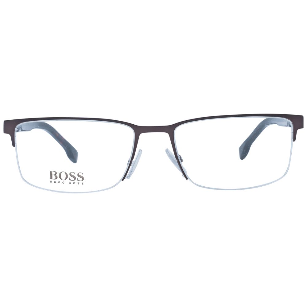 Hugo Boss Brown Men Optical Frames