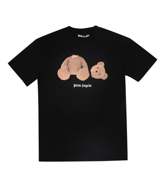 Palm Angels Kill the Bear Black Brown T Shirt