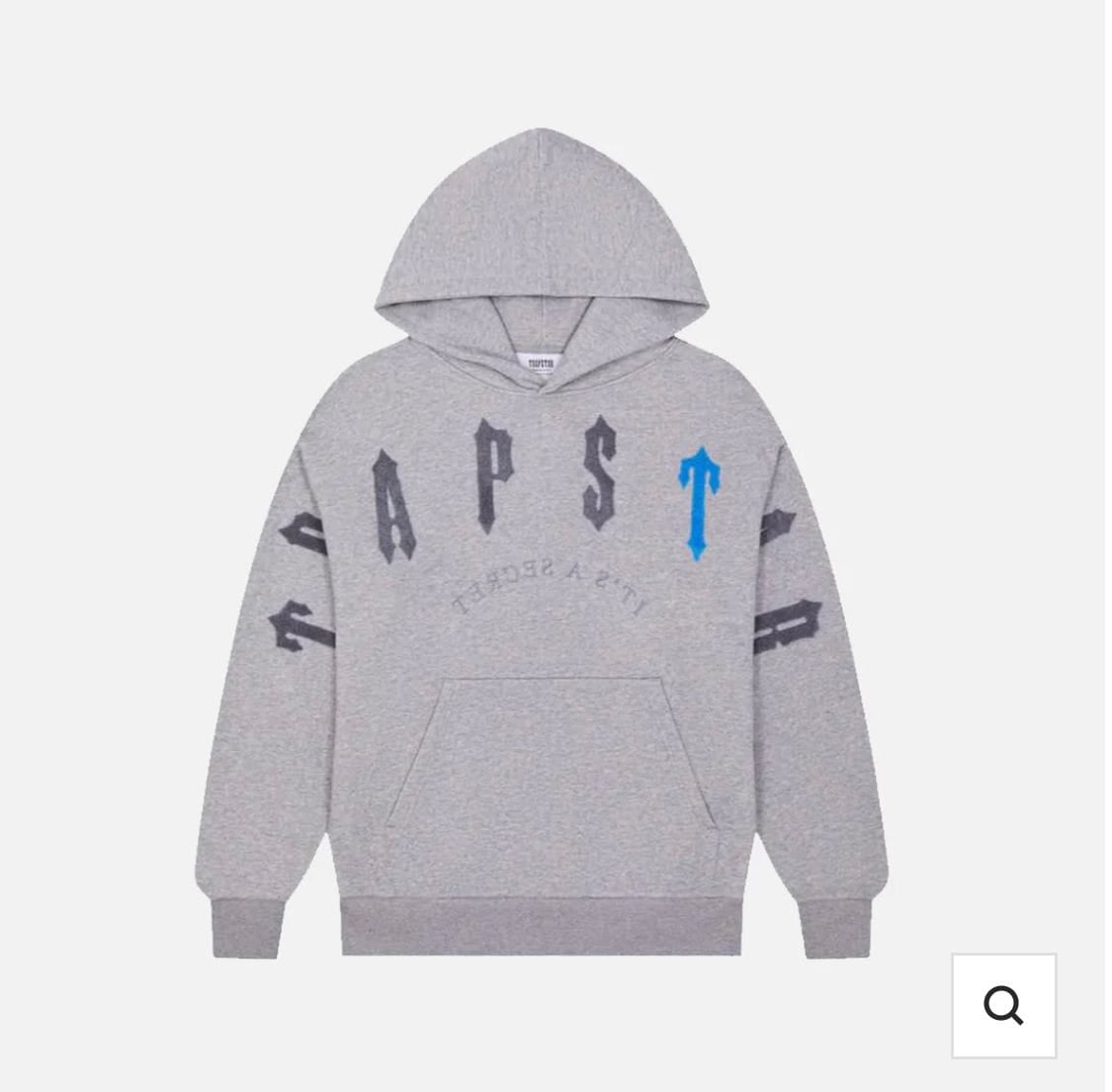 Trapstar Irongate Arch Chenille 2.0 Hooded Tracksuit - Grey / Teal