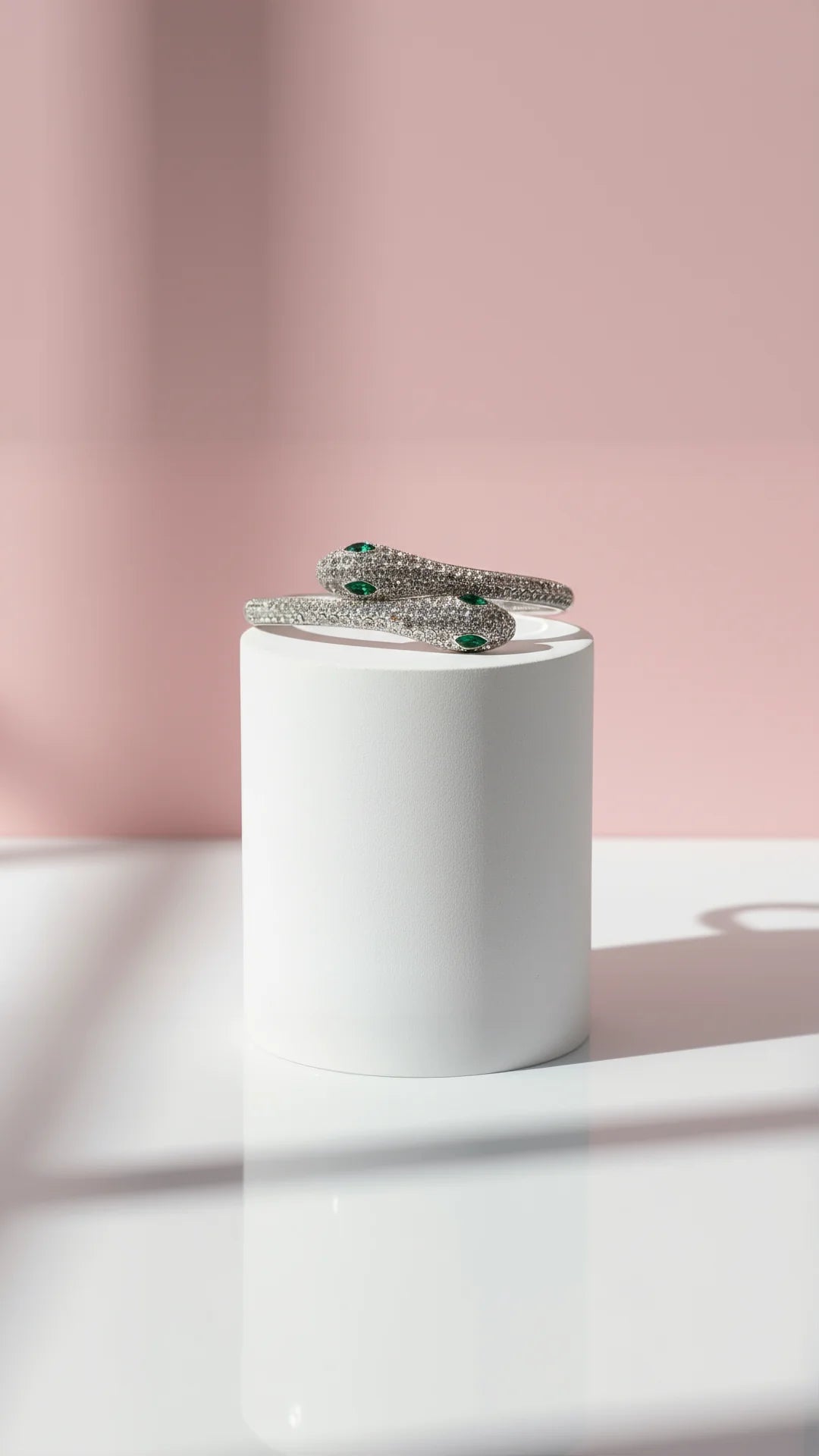 Waterproof Serpent Stainless Steel Snake Bangle