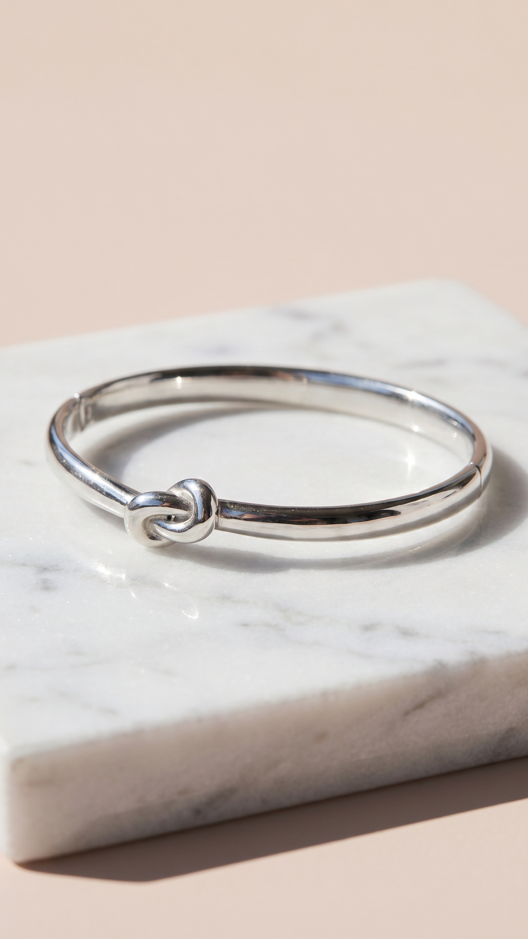 Love Knot Stainless Steel Bangle