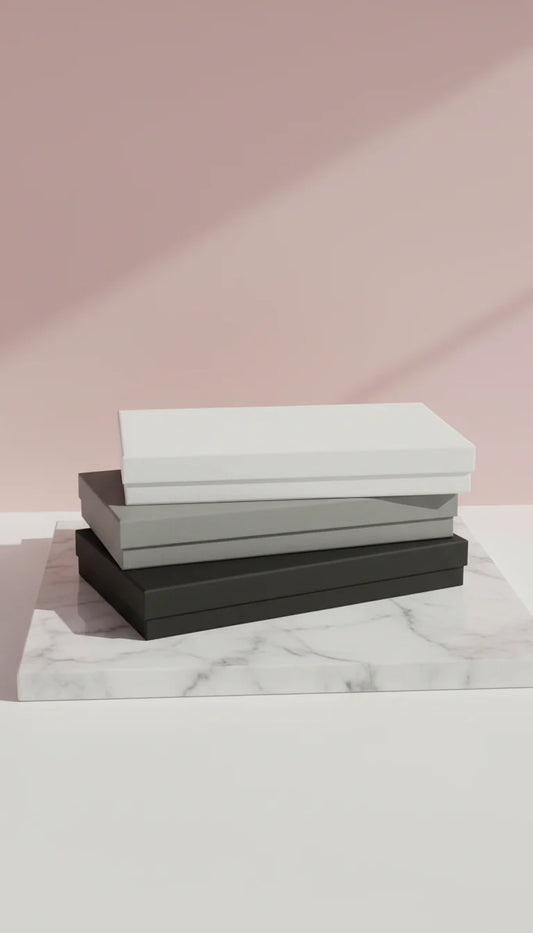 Pack Of 12 Oblong Jewellery Gift Box Packaging