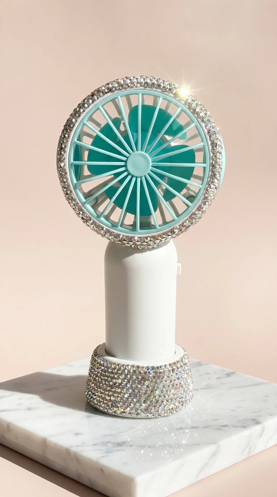 Portable USB Crystal Desk & Travel Fan