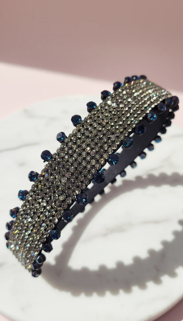 Women’s Crystal Cluster Statement Headband & Hair Band