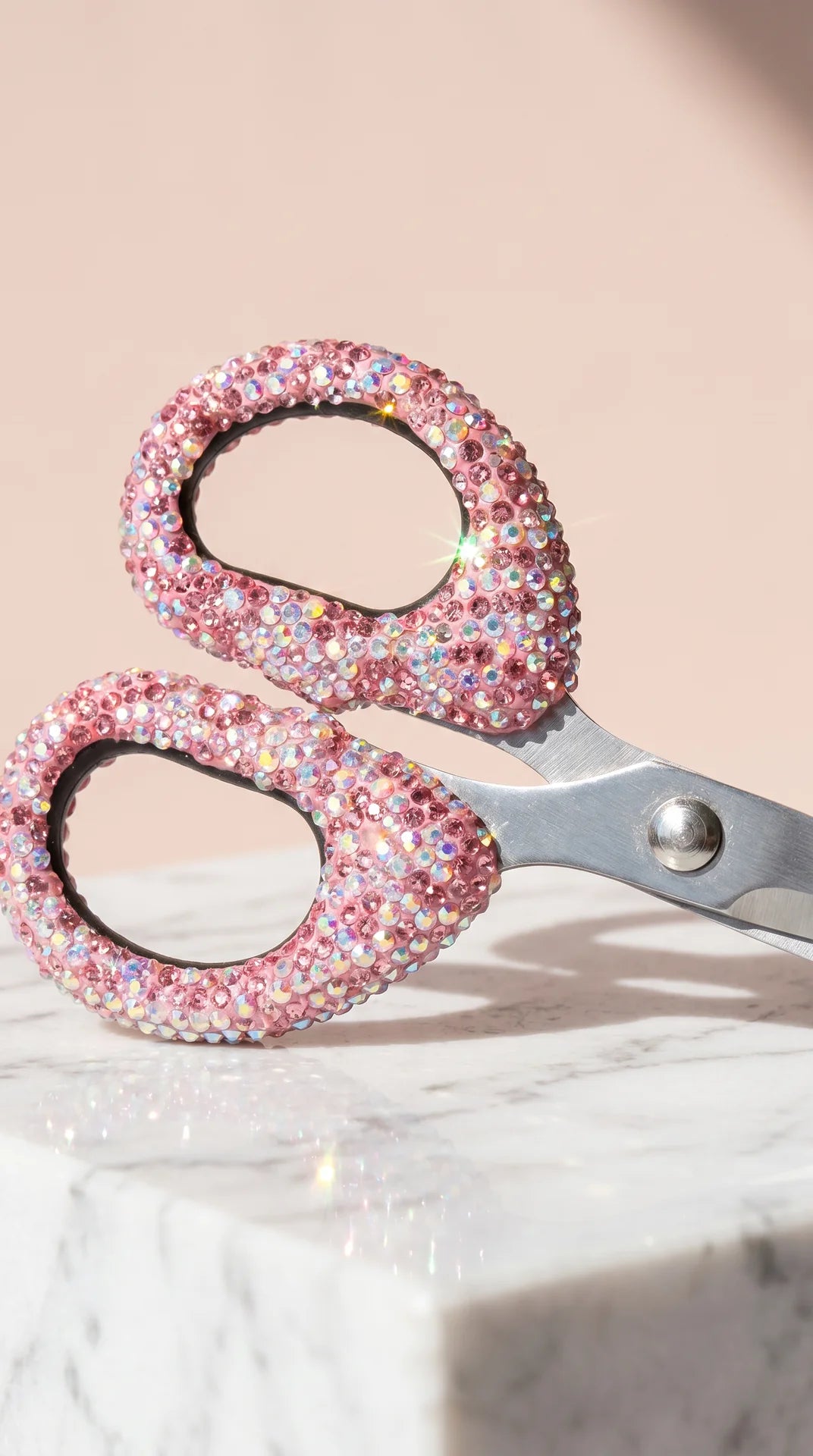 Crystal Stainless Steel Stationery Scissors