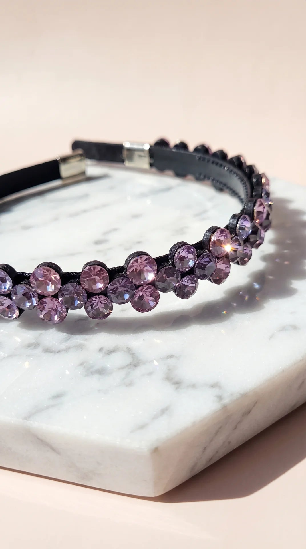 Women’s Crystal Cluster Statement Headband & Hair Band