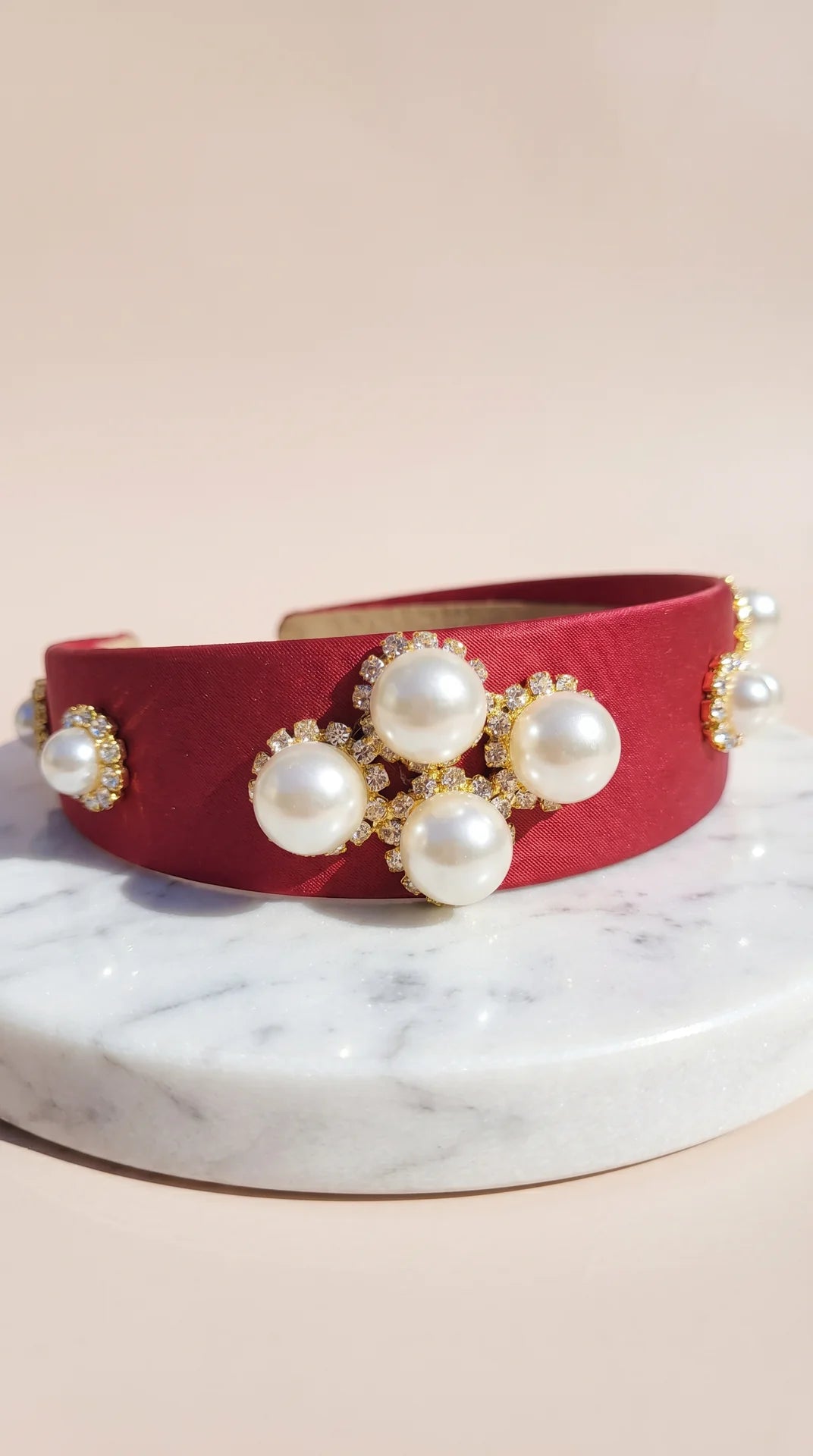 Women’s Pearl Statement Headband & Hair Band