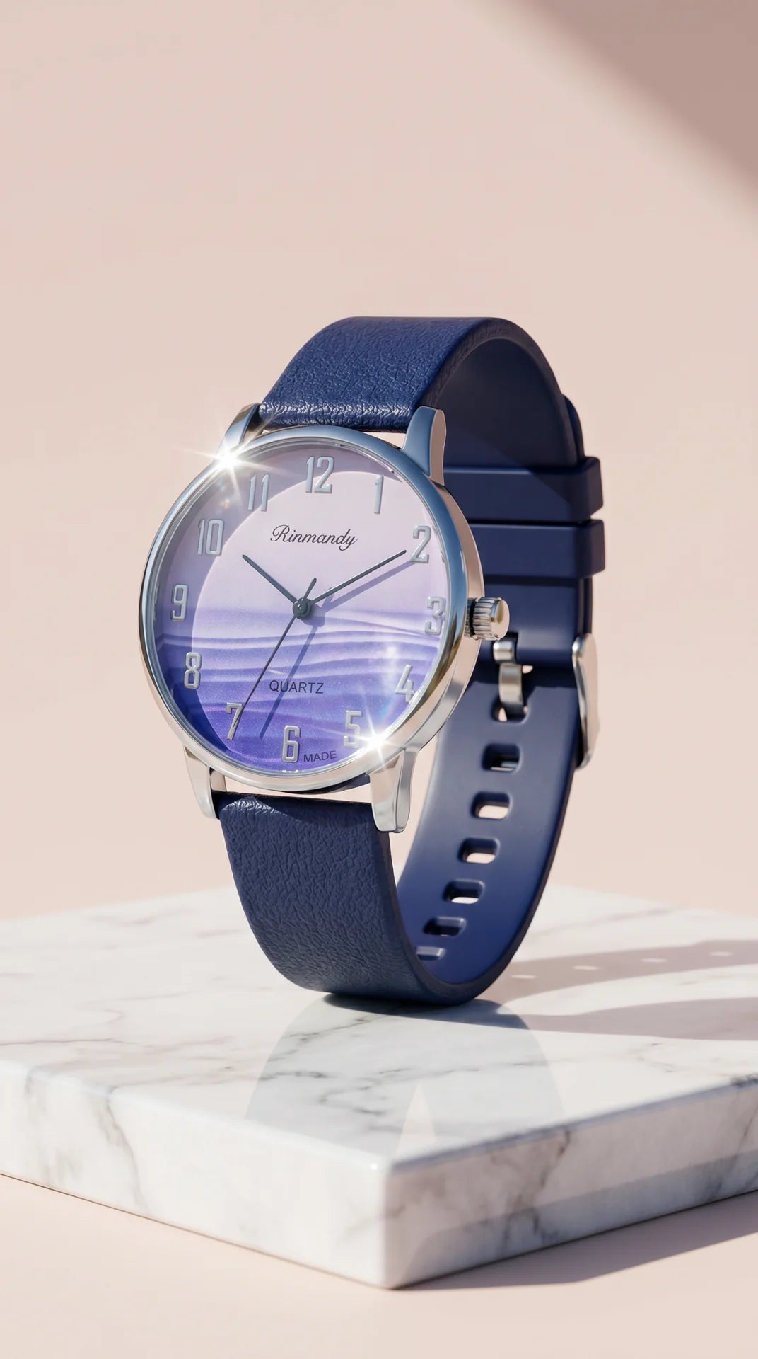 Silicone Strap Quartz Movement Watch