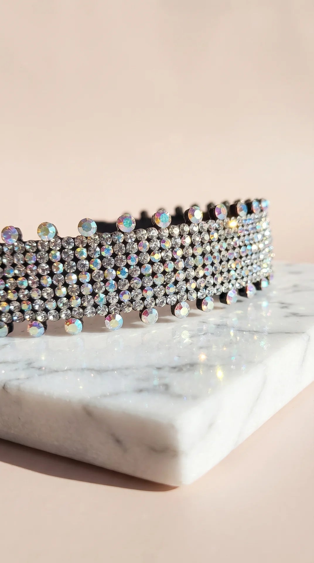 Women’s Crystal Cluster Statement Headband & Hair Band