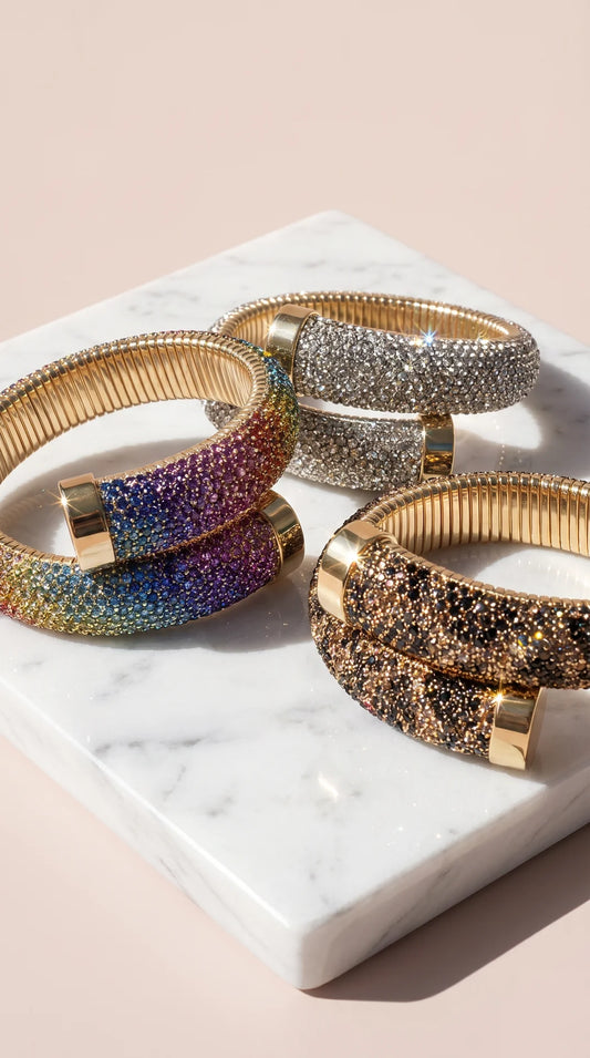 Elixir Collection Wrap Around Crystal Cuff